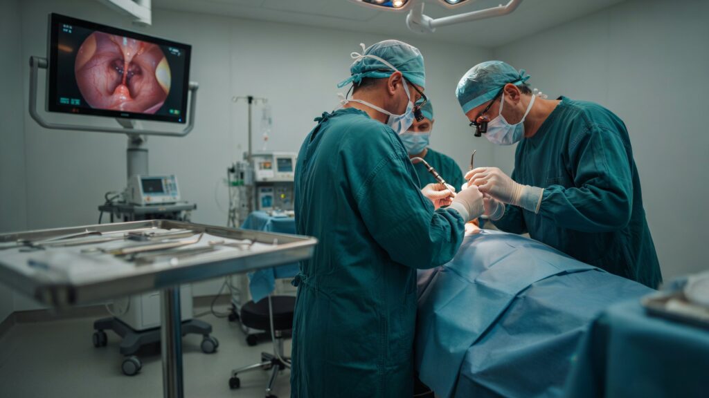 Intervento dacriocistorinostomia endoscopica endonasale per la stenosi del dotto nasolacrimale